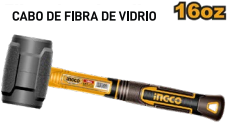 Maza de goma 16oz