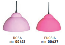 Colgante de cristal Campana